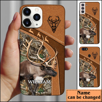 Joycorners Reindeer Hunting Personalized Name Phone Case LM0912