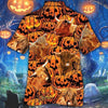Joycorners Happy Halloween Highland Pumpkin All Over Printed 3D Hawaiian Shirt
