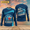 Joycorners The Best Days Are Spent Fishing, The Bobber Fishing Sports, SPF Shirt For Men, Fishing Shirts For Men