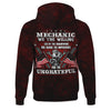 Joycorners Mechanic Shirt Doing The Impossible For The Ungrateful Skull Wrench Patriotic American Flag Auto Repair Garage Workwear Gift PT2609