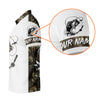 Joycorners Camo White Fishing UPF Shirts, Camouflage Fishing Shirts, Fishing Gifts For Men, Men's Fishing Shirt