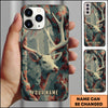 Joycorners Artistic White Deer Personalized Name Phone Case