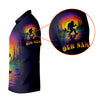 Joycorners Gone Squatchin And Catching Sunset Fishing UPF Shirts, Funny Fishing Shirt, Sasquatch Fishing Shirts For Men