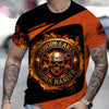 Joycorners Personalized Mechanic Shirt, Nobody Cares Work Harder, Flame Skull Design, Gift For Men PT2609