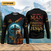 Joycorners I Like Fishing And Believe In Jesus SPF Shirt For Men, Christian Fishing, Gift For Fisherman