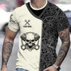 Joycorners Custom Name Mechanic Shirt Skull with Engine Piston Design Gear Pattern T Shirt All Over Printed PT2609