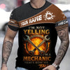 Joycorners Custom Name Mechanic Shirt I'm Not Yelling I'm A Mechanic That's How We Talk T Shirt PT2609