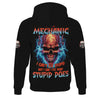 Joycorners Custom Name Skull Mechanic Shirt I'm A Mechanic Printed Jacket Hoodie All Over Print PT2609
