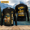 Joycorners Fish And Beer Fishing UV Shirts, Funny Fishing Shirt, Gift For Fisherman, Fishing Shirts For Men