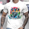 Joycorners Mens Mechanic Shirt, Funny Engine Block Car Repair Graphic Tee with Pistons and Tools for Auto Repair Garage Technician Gift PT2609