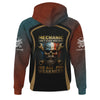 Joycorners Personalized T-Shirt Mechanic Don't Ever Mistake Old Age For Weakness Viking Design Shirt For Mechanics PT2609