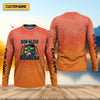 Joycorners Show Me Your Bobbers Shirt, Orange Neon Men Fishing Shirt, Funny Fishing Shirt, SPF Shirt