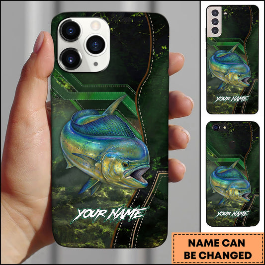 Joycorners Mahi-mahi Fishing Deep Forest Personalized Phone Case