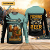 Joycorners Fishing Solves Most Of My Problems Beer Solves The Rest SPF Shirt, Funny Fishing Shirt, Fishing Shirts For Men