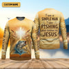 Joycorners I Like Fishing And Believe In Jesus, Fishing UPF Shirts, Fisherman Gift, Fishing Shirts For Men