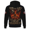 Joycorners Personalized T-Shirt When Life Gets Me Down I'll Just Drop A Gear Disappear Shirt for Mechanics PT2609