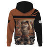Joycorners Custom Name Funny Mechanic Cat Wearing Uniform Shirt All Over Printed Mechanic T Shirt PT2609