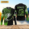 Joycorners Bassmanter Elite Series, Fishing UV Shirts, Men Jersey, Men Button Down Shirt, Men Long Sleeve Shirt