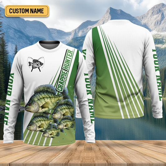 Joycorners Crappie Hunter, Fishing UPF Shirts, Men Button Down Shirt, Presents For Fishermen, Mens Casual Shirts