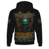 Joycorners Personalized Mechanic Shirt, Once A Mechanic Always A Mechanic, Skull and Wrench Design, Gift For Men PT2609
