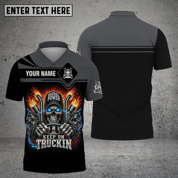 Joyconers Unisex Shirt - Custom Trucker, Keep On Trucking 3D Shirt 2