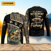 Joycorners I Have A Retirement Plan Fishing UV Shirts, Tree Camouflage, Fishing Jersey, Gift For Fisherman