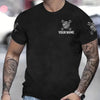 Joycorners Personalized Mechanic Shirt, Funny Engine Block Graphic Tee with Custom Name for Auto Repair Garage Technician Car Enthusiast Gift PT2609
