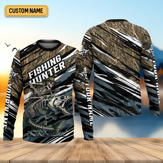 Joycorners Fishing Hunter Camo Fishing Shirt, UV Protection Shirt, Presents For Fishermen