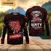 Joycorners He’s the Master Baiter & I’m the Dirty Hooker SPF Shirts, Fishing Shirts For Men, Fisherman Gift