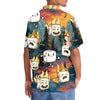 Joycorners Funny Marshmallow Emotions Hawaiian Shirt