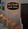 Maxcorners Personalized Hunting Metal Sign WITH LED/WITHOUT LED Light Deer Turkey Scene Custom Name Metal Wall Art Hunter Gift Rustic Cabin Decor MT0110