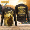 Joycorners Proof Bigfoot Prefers Sunset Fishing Trips Fishing UPF Shirts, Funny Fishing Shirt, Fishing Shirts For Men