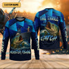 Joycorners Monster Fishing SPF Shirts, The Thrill of The Catch Fishing Shirts For Men, Funny Fisherman Gift