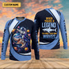 Joycorners When You're A Legend You Make Your Own Waves Shark Shirt, SPF Shirt For Men, Fishing Shirts For Men