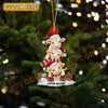 Joycorners Cow Family Ornament, Acrylic Ornament (8 Breed Options)