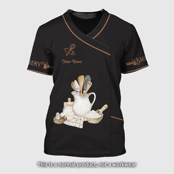 BAKER - Custom Bakery Shirt Gift For Baking & Cake Lover Printed Shirt
