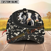 Joycorners Farm Animal Cow Print Personalized Name 3D Hat