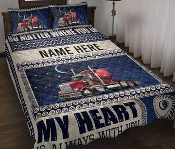 Joycorners Trucker Custome Name Bedding Set For Truck Driver