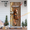 Joycorners Personalized Name Horse Door Cover
