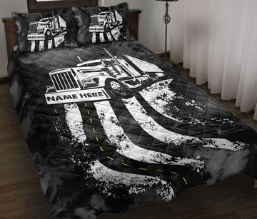 Joycorners Trucker Custome Name Bedding Set For Truck Driver