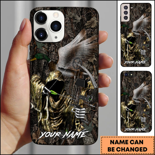 Joycorners Hunting Grim Reaper Bowhunter Camo Personalized 3D Phone Case