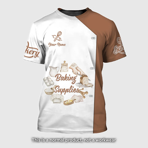 BAKER - Custom Bakery Shirt Gift For Baking & Cake Lover Printed Shirt