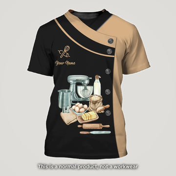 BAKER - Custom Bakery Shirt Gift For Baking & Cake Lover Printed Shirt