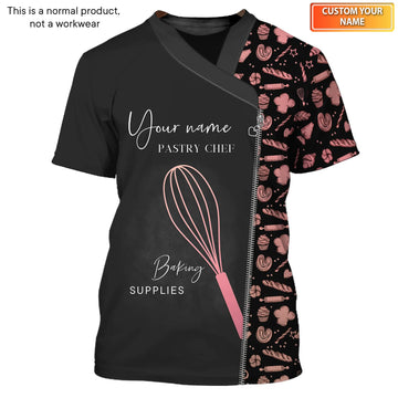 BAKER - Custom Bakery Shirt Gift For Baking & Cake Lover Printed Shirt