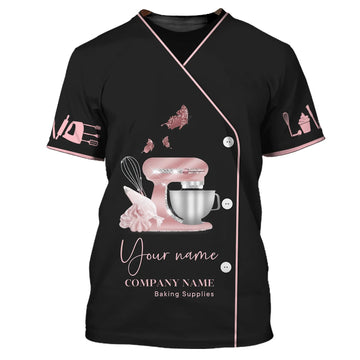 BAKER - Custom Bakery Shirt Gift For Baking & Cake Lover Printed Shirt