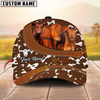 Joycorners Farm Animal Cow Print Personalized Name 3D Hat