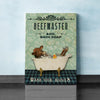 Joycorners Beefmaster Shower Portrait Canvas