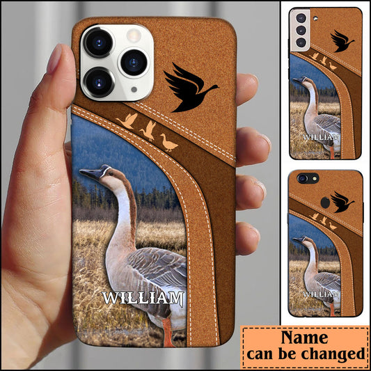 Joycorners Goose Hunting Personalized Name Phone Case LM1012
