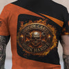 Joycorners Personalized Mechanic Shirt, Nobody Cares Work Harder, Flame Skull Design, Gift For Men PT2609