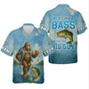 Joycorners Catchin' Bass With The Big Guy, Fishing Shirts, SPF Long Sleeve Shirts, Fishing Shirts For Men